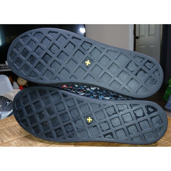 Dr Martens Women's Floral Boots Sz 10 Hippie Maelly Canvas Blue White Black Red - Picture 12 of 13